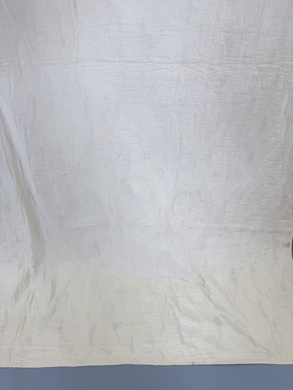 Antique Cotton Calico Patchwork Quilt - 9
