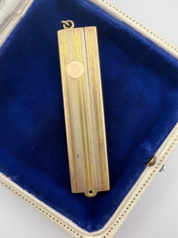 Antique Art Deco Gold Fill Chatelaine Comb Pendant (1 of 5)