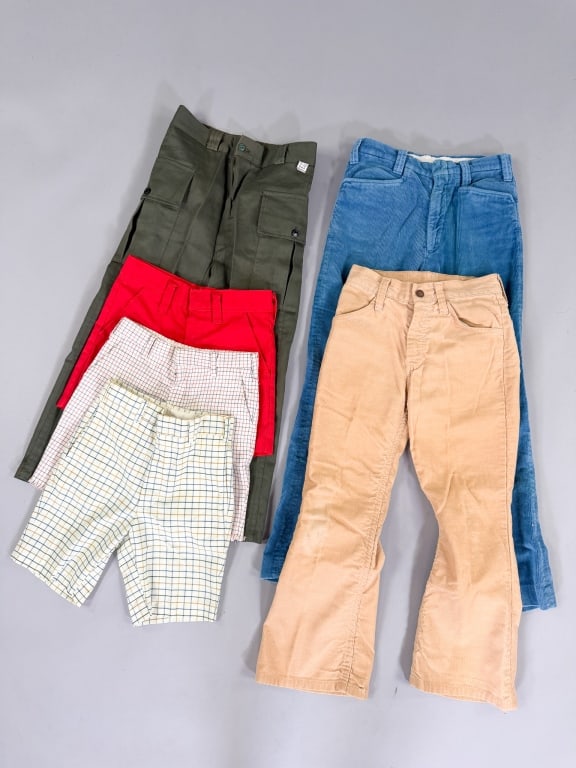 Collection Of Vintage 1970s Kids Shorts & Pants (1 of 8)