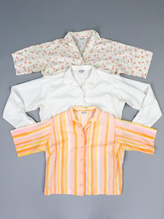 Collection of Vintage 1960s Lady Manhattan Blouses (1 of 8)