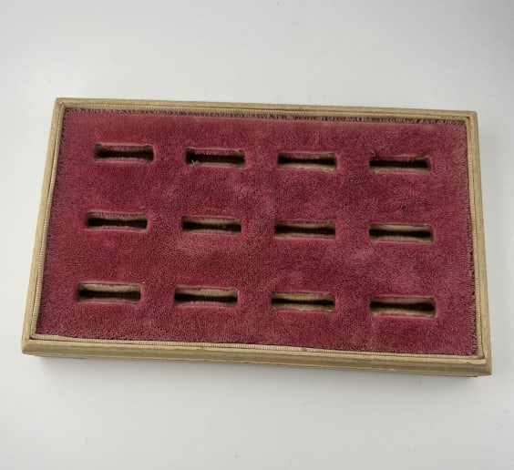 Antique Jewelry Store Display Velvet Ring Stand (1 of 5)