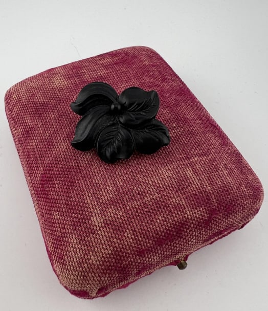 Antique 19th C Victorian Mourning Jewelry Brooch (1 of 5)