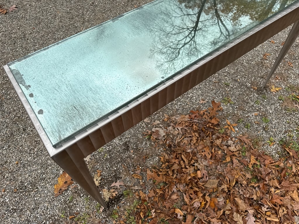 Quality Custom Made Contemporary Console Table - 8