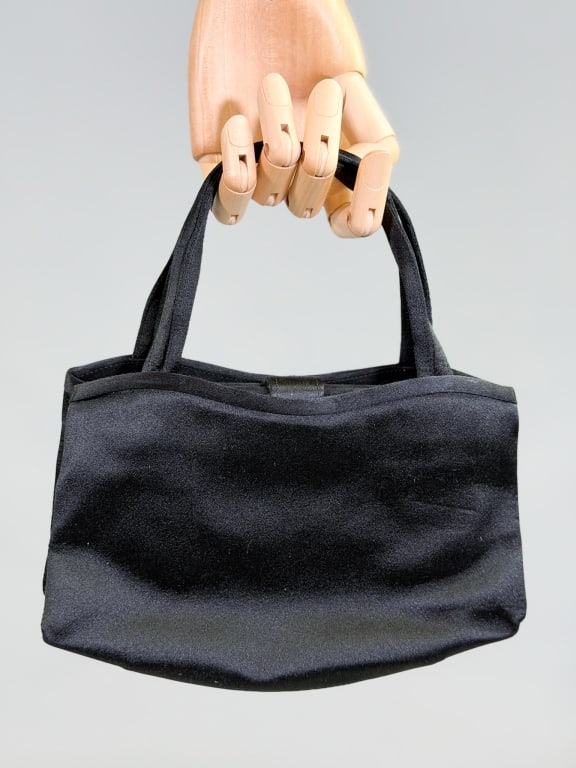 Vintage 1990s Manolo Blahnik Silk Satin Bag (1 of 7)