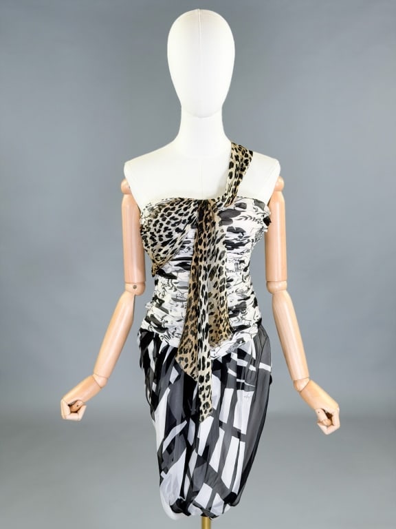 Vintage 2000s Emanuel Ungaro Silk Chiffon Dress (1 of 8)