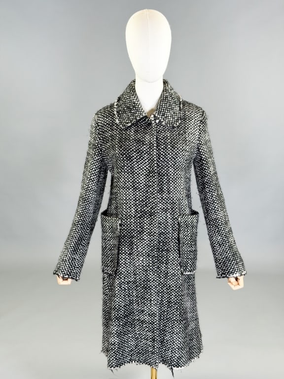 Vintage Marni Wool Checkerboard Woven Jacket Coat (1 of 11)