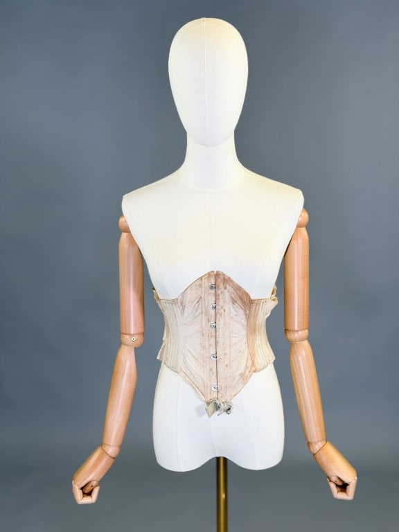 Antique 1900s Cotton Underbust Corset Girdle (1 of 11)