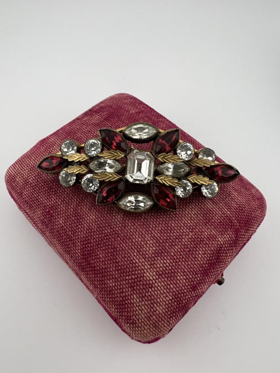 Antique Austro Hungarian Type Large Navette Brooch - 6