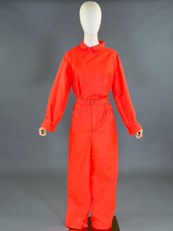 Vintage 1970s Nylon 2 PC Top & Pants Set (1 of 8)