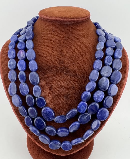 400 Carat Multi Strand Blue Sapphire Necklace (1 of 6)