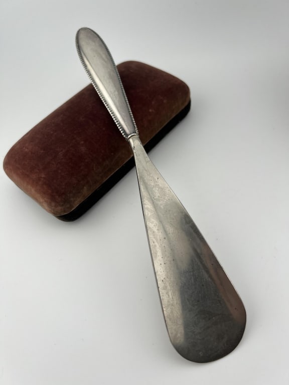 Antique Sterling Silver Handle Shoe Horn (1 of 5)