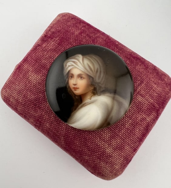 Antique KPM Style Porcelain Plaque Beatrice Cenci (1 of 5)