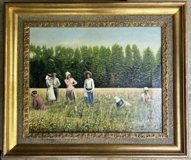 D Martin Virginia Strawberry Field Oil Painting (1 of 8)