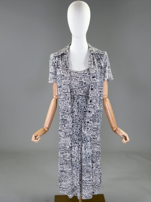 Vintage 1970s Diane Von Furstenberg Knit Dress Set (1 of 9)