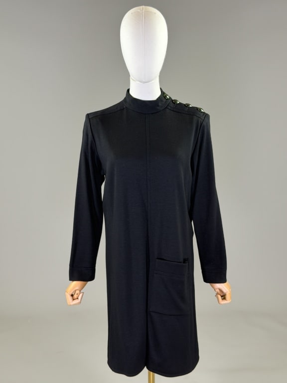 Vintage 1980s Yves Saint Laurent Rive Gauche Dress (1 of 7)
