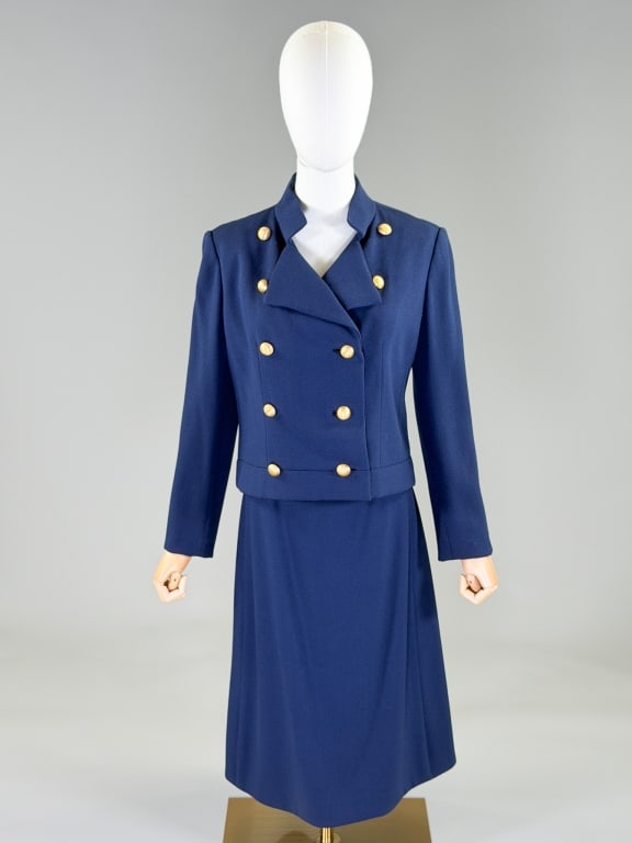 Vintage 1960s Christian Dior Wool Skirt Suit Set (1 of 8)