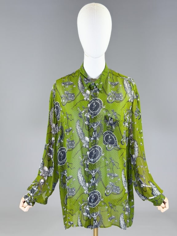 Vintage 1980s Jean Paul Gaultier Button Up Shirt (1 of 9)