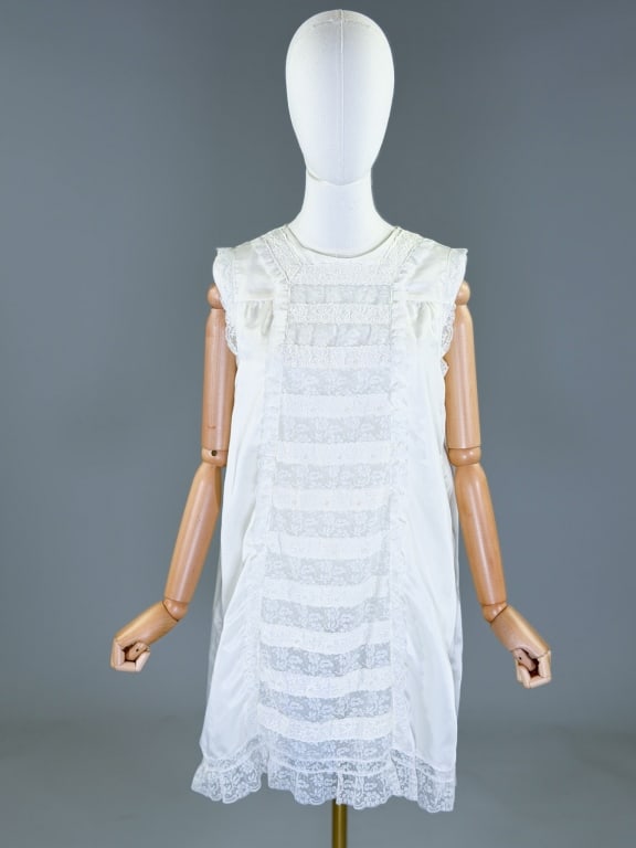 Vintage 1960s Eve Stillman Lace Baby Doll Dress (1 of 7)