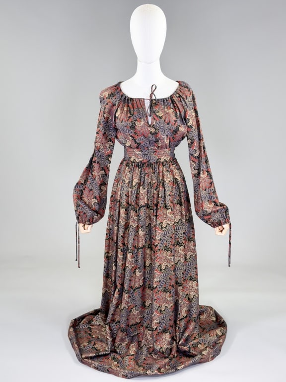 Vintage 1970s Elyse Fashions Paisley Skirt Set (1 of 9)
