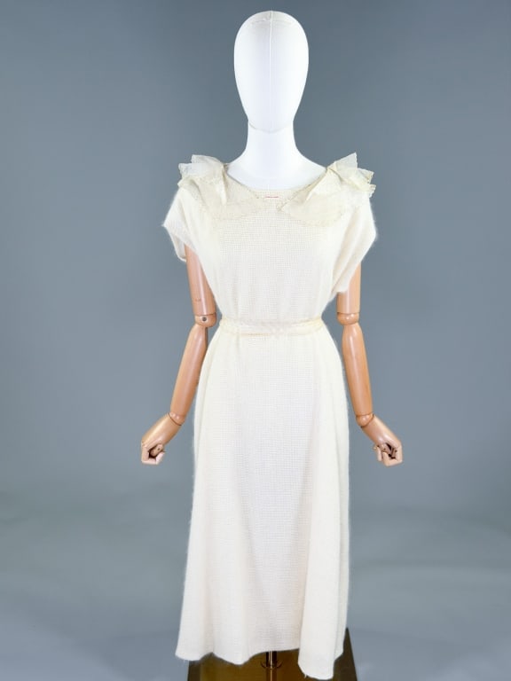 Vintage 1970s Holly's Harp Woven Tent Dress (1 of 9)