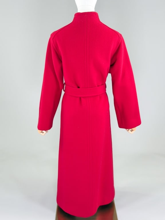 Vintage 1980s Wool Button Front Coat - 5