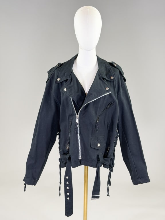 Vintage 1990s Camel Cigarette Cotton Biker Jacket (1 of 9)