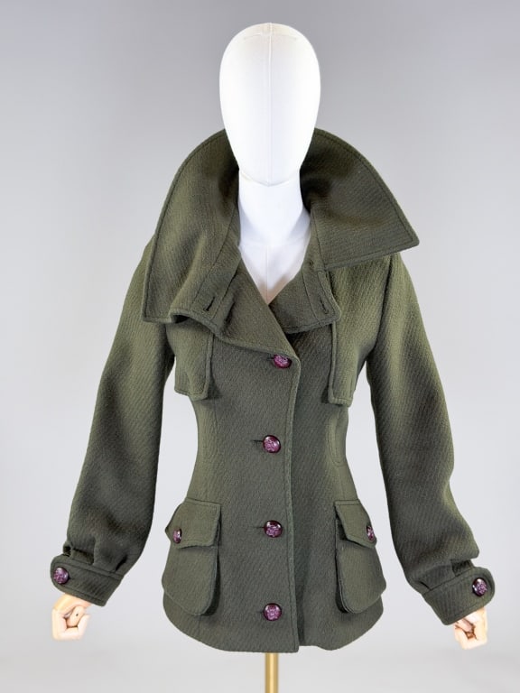 Vintage 2000s Mackage Wool Military Inspired Coat (1 of 8)