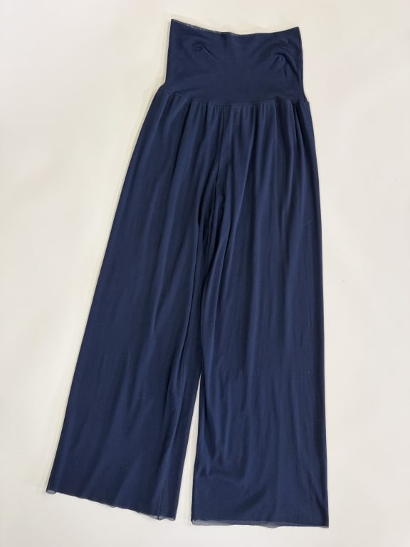 Vintage 2000s Jean Paul Gaultier Mesh Pants: Vintage 2000s Jean Paul Gaultier Mesh Pants having wide waistband and stretch throughout. Labeled Jean Paul Gaultier Soleil - marked size XL. Measuring 30 - 50 inch waist, 17 inch rise, 33 inch