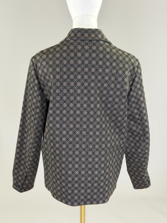 Vintage Randy Kemper Zip Front Patterned Jacket - 5