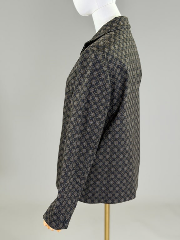 Vintage Randy Kemper Zip Front Patterned Jacket - 6