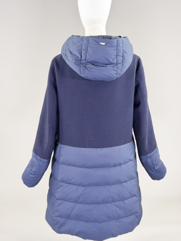 Herno Italy Wool Zip Front Puffer Coat Jacket - 6