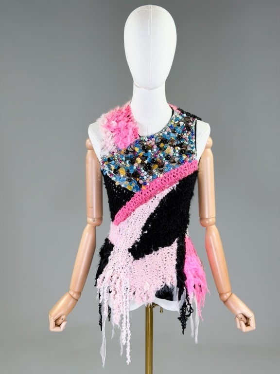 Koche Embellished Crochet Beaded Blouse Top (1 of 7)