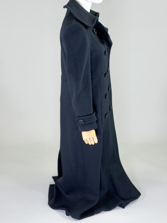 Vintage Wool Double Breasted Button Front Coat - 4