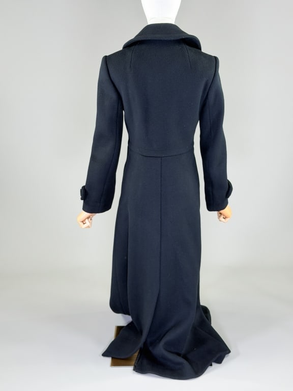 Vintage Wool Double Breasted Button Front Coat - 5