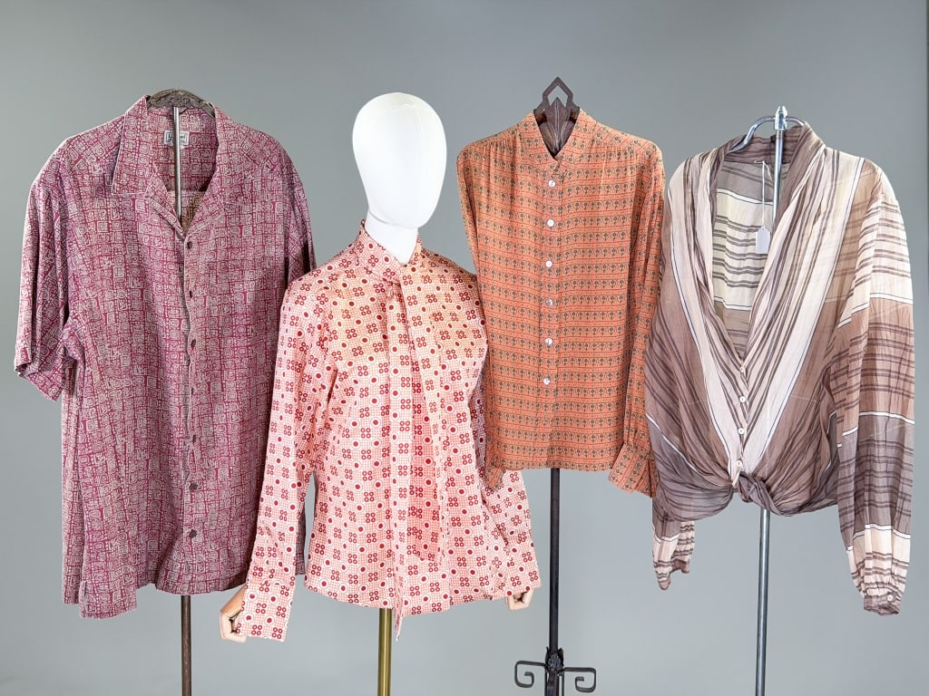 Collection of 4 Vintage Blouses Shirts Tops (1 of 8)