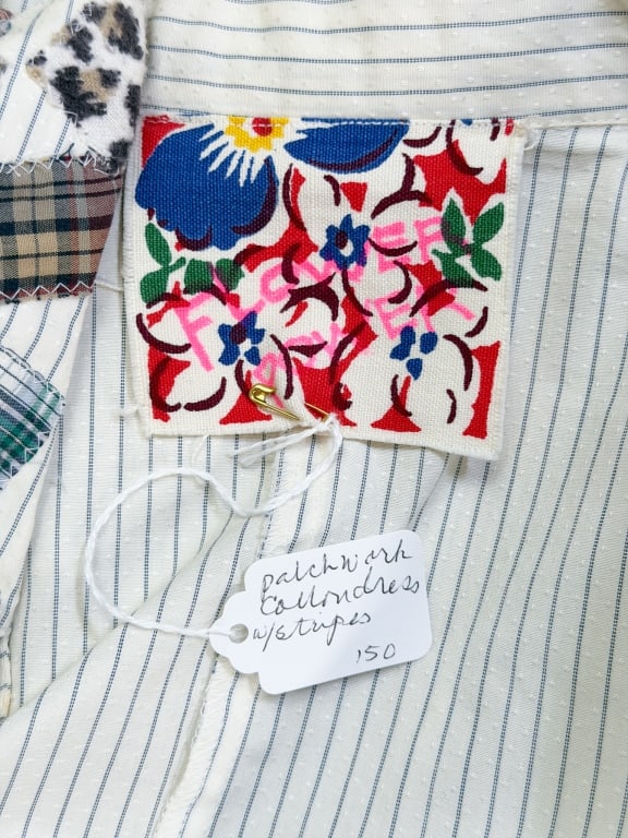 Flower Power Patchwork Reworked Button Up Top - 10