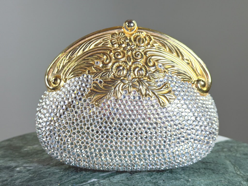 Vintage Miriam Haskell Rhinestone Clutch Bag (1 of 10)