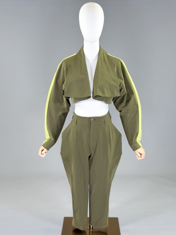 Vintage 1980s Issey Miyake 2 PC Color Block Suit (1 of 12)