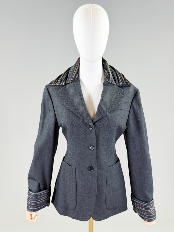 Vintage 1990s Romeo Gigli Wool Blazer Jacket (1 of 10)