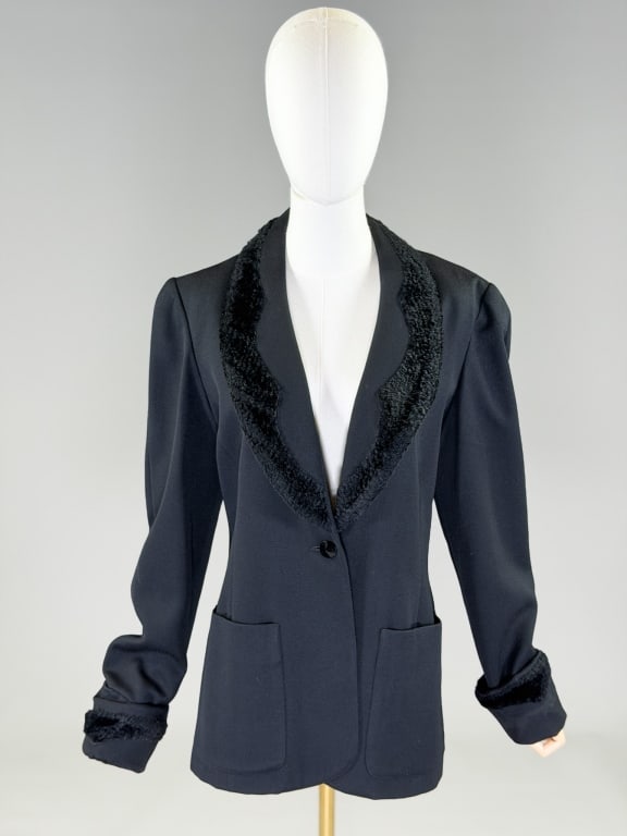 Vintage 1980s Fendi Wool Blazer Jacket (1 of 7)