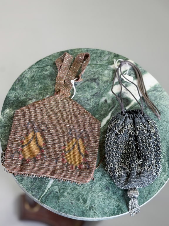 Two Antique Beaded Evening Bags (1 of 9)