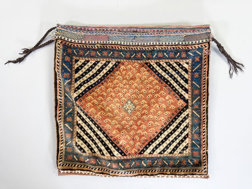 Antique Wool Woven Carpet Saddle Bag (1 of 8)
