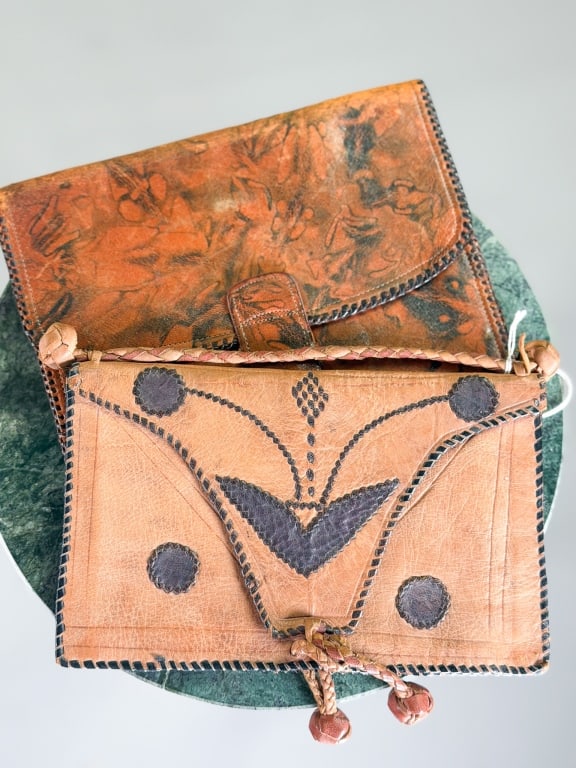 Vintage 1960s Leather Wallet Purses (1 of 10)