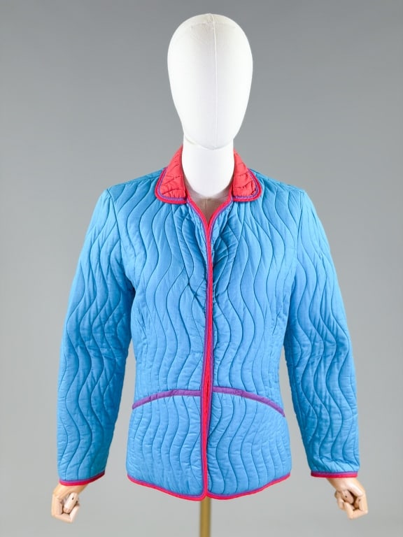 Vintage 1980s Jeanne Marc Quilted Jacket (1 of 10)