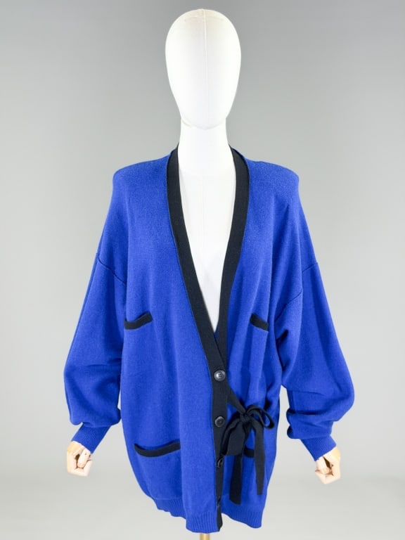 Vintage 1980s Sonia Rykiel Knit Cardigan Sweater (1 of 8)