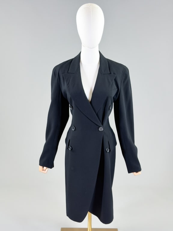 Vintage 1990s Donna Karan Wool Blazer Dress (1 of 7)