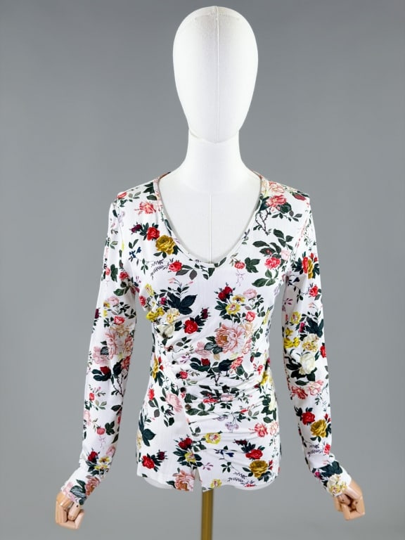 Paco Rabanne Jersey Knit Blouse Top Shirt (1 of 8)
