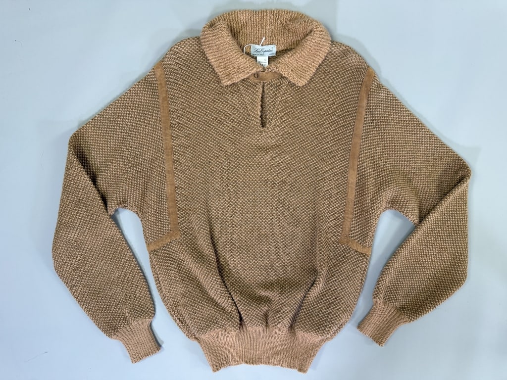 Les Copains Homme Wool Alpaca Knit Sweater Top (1 of 4)