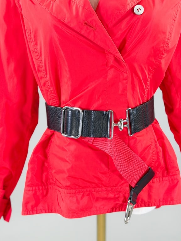 KaufmanFranco Nylon Belted Jacket - 3