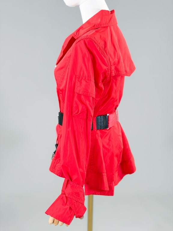 KaufmanFranco Nylon Belted Jacket - 8